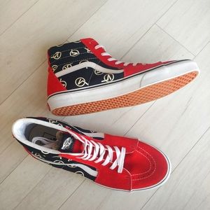 VANS NEW Sk8-Hi Circle V Suede Shoes
